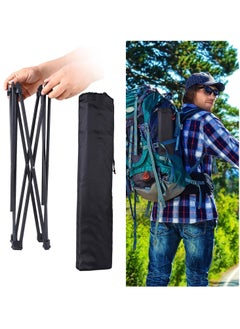 FLYROAD Portable Camping Table, Ultralight Folding Table with Aluminum Table Top and Carry Bag, Easy to Carry, Ideal for Outdoor, Camping, Picnic, Cooking, Beach, Hiking, Fishing 68 X 46 X 40cm  - Image 4