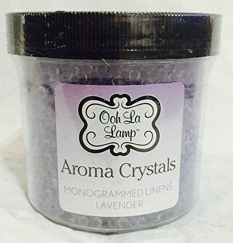 La-Tee-Da Ooh La Lamp Aroma Crystals Monogrammed Linens Lavender - Image 3