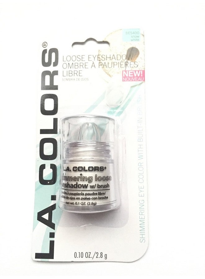 L.A. Colors Shimmering Loose Eyeshadow (Snow White) - Image 2