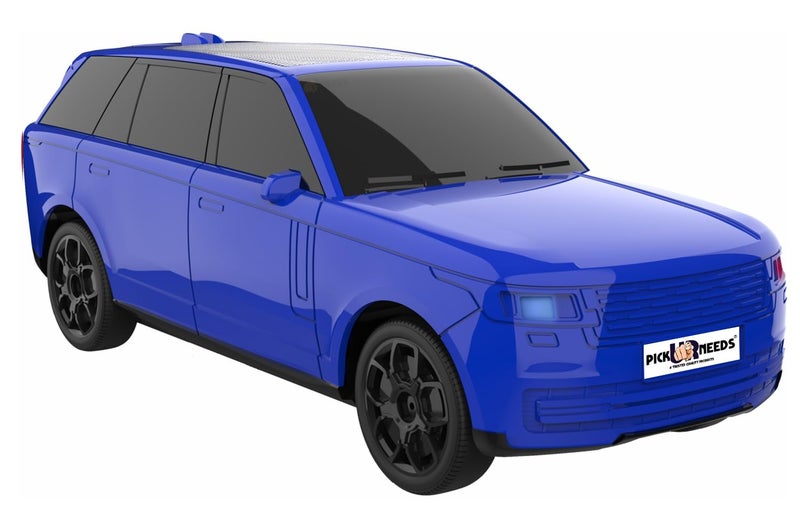 Pick Ur Needs Car Design Wireless Speaker USB/TF Card/FM Support RGB Light 1200mAh Battery 10 W Car Toy Design Bluetooth Speaker (Blue) - Image 1