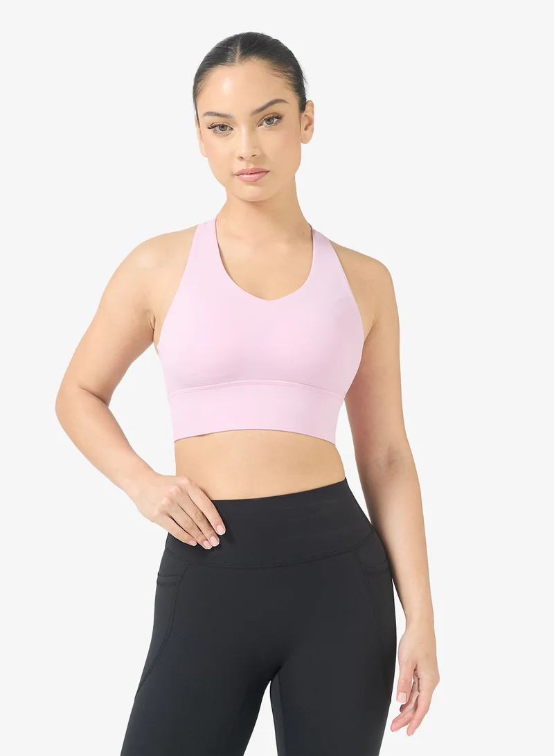Seamless Medium Coverage Racer Back Sports Bra