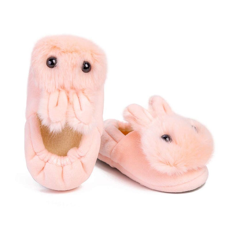 Csfry Toddler Girls' Bunny Premium Soft Plush Slipper US5-6 - Image 4
