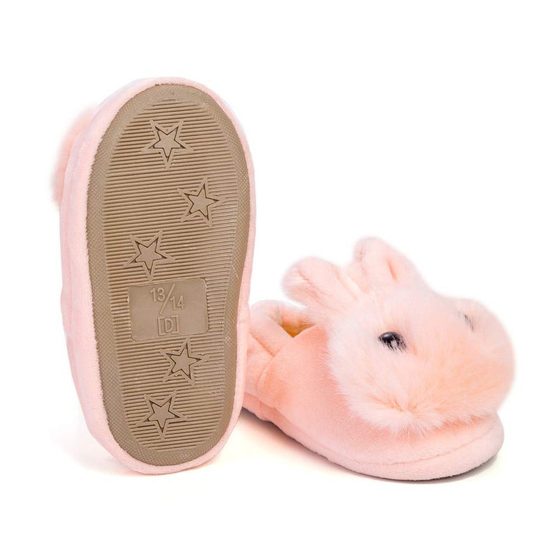 Csfry Toddler Girls' Bunny Premium Soft Plush Slipper US5-6 - Image 5