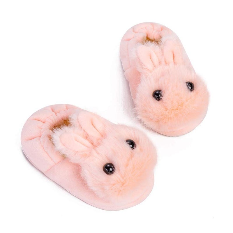 Csfry Toddler Girls' Bunny Premium Soft Plush Slipper US5-6 - Image 1