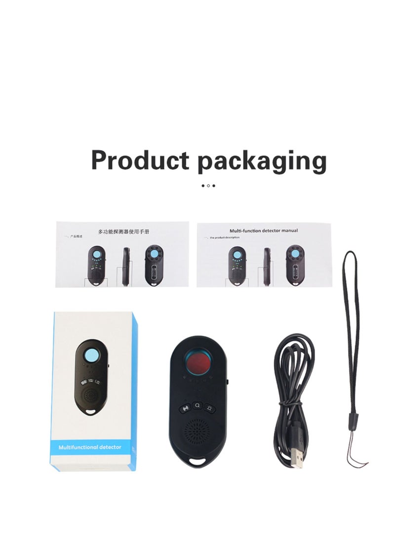 Generic - Anti Spy Detector, Bug Detector ,Hidden Camera Detectors ,GPS Detector Signal Scanner Device Detector for GPS Tracker Listening Device Camera Finder (Black) - Image 1