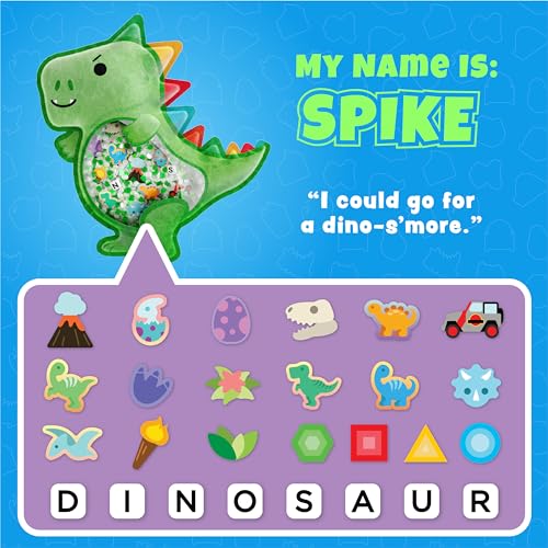 Vango BIZYBOO The Original Seek Find Plush Hidden Object Search Problem Solving Educational Matching Game for Kids 2 and Up Spike - Image 5