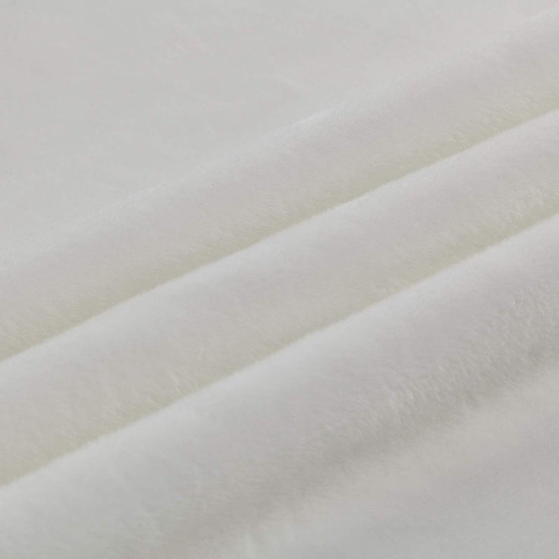 RelaxBlanket 60''x80'' Duvet Cover for Weighted Blanket | Premium Super Soft Minky | White - Image 3