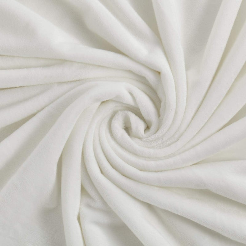 RelaxBlanket 60''x80'' Duvet Cover for Weighted Blanket | Premium Super Soft Minky | White - Image 2