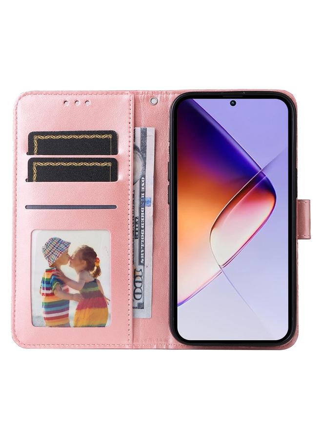 S-TOP Case For Infinix Note 40 5G Embossed Sunflower Leather Phone Case - Image 4