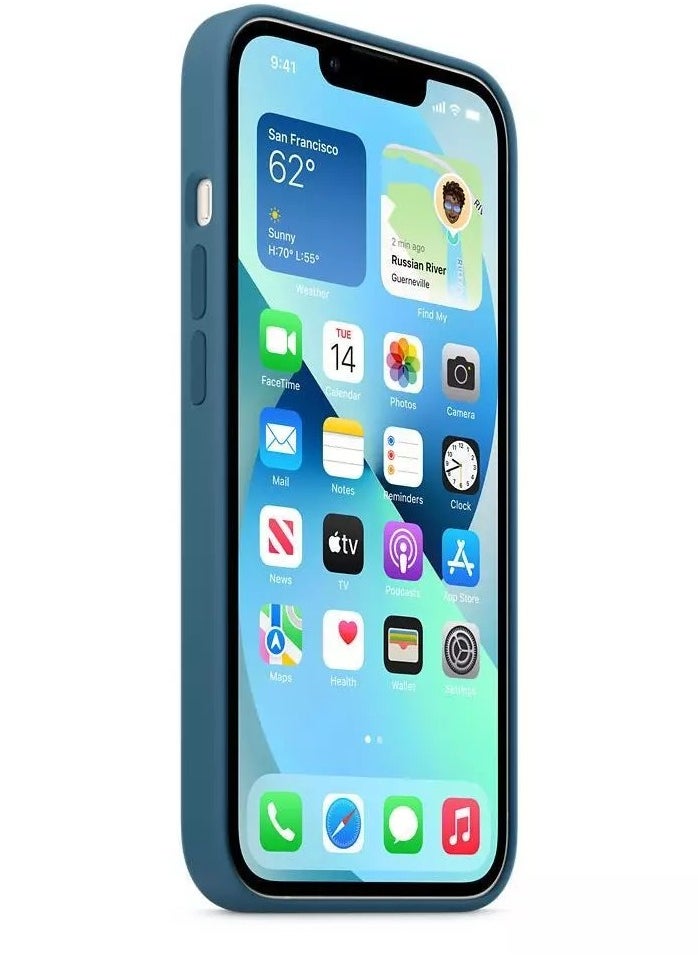 Three-Layer Structure Shockproof Protective Case Cover for iPhone 12 Mini Turquoise Anti-Fingerprint Anti-Drop Anti-Scratch Comfortable Grip Shock Absorption Hard Back Anti-Burst Ultra Thin Full Cover Case Compatible with iPhone 12 Mini