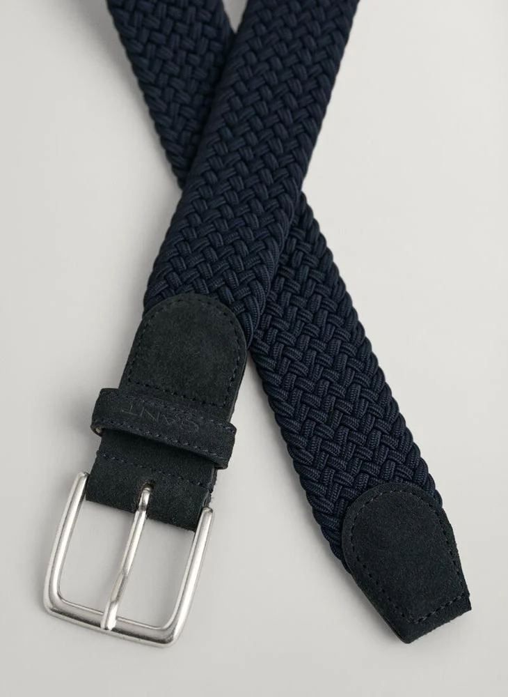غانت Gant Braided Elastic Belt- Blue