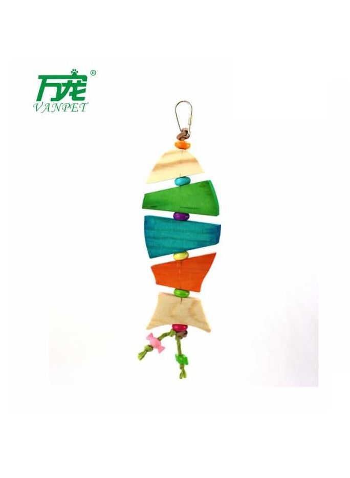 Natural And Clean Fish Shape Bird Toy 28.5x8Cm