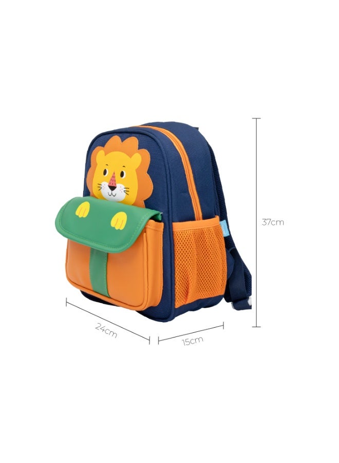 Moon Preschool Backpack for Kids(Ages 3–6) – Fun 3D Design, Comfortable Padded Straps, Lightweight,Waterproof, Perfect for Lunch & Snacks,Travel, Toddler Boys & Girls-Lion - Image 1
