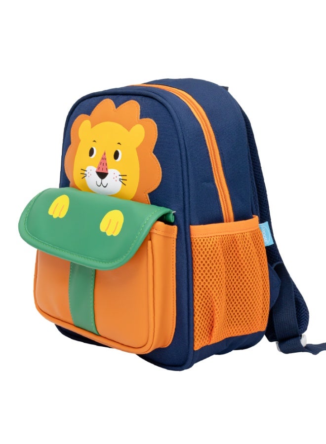 Moon Preschool Backpack for Kids(Ages 3–6) – Fun 3D Design, Comfortable Padded Straps, Lightweight,Waterproof, Perfect for Lunch & Snacks,Travel, Toddler Boys & Girls-Lion - Image 2