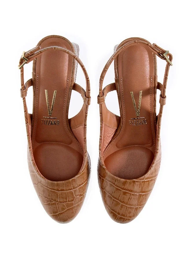 VIZZANO Mid Heels Shoes for Women – Classic Mid Heel Pumps for Girls & Ladies Office Wear