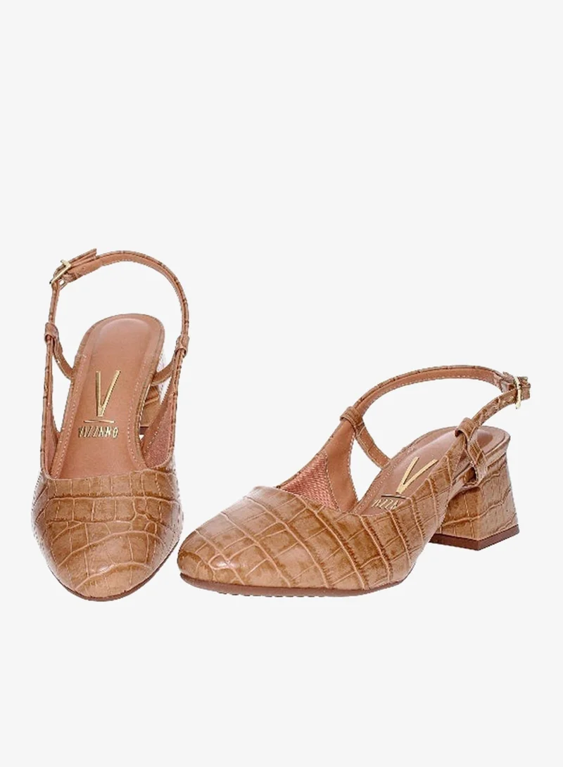 VIZZANO Brown Mid Heels Shoes for Women – Classic Mid Heel Pumps for Girls & Ladies Office Wear for Women | Best Price UAE