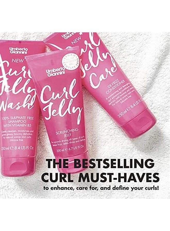 Umberto Giannini Curl Jelly Shampoo & Conditioner Jelly Wash & Jelly Care Vegan Cruelty Free & Sulfate Free For Curly Or Wavy Hair No Frizz - Image 4