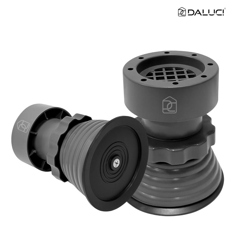 DALUCI Anti Vibration Pads for Washing Machine & Appliances – Heavy Duty Rubber Feet with Suction, Noise Reduction, Shock Absorber Base – Set of 4 Adjustable Pads for Washer, Dryer, Refrigerator - Image 4