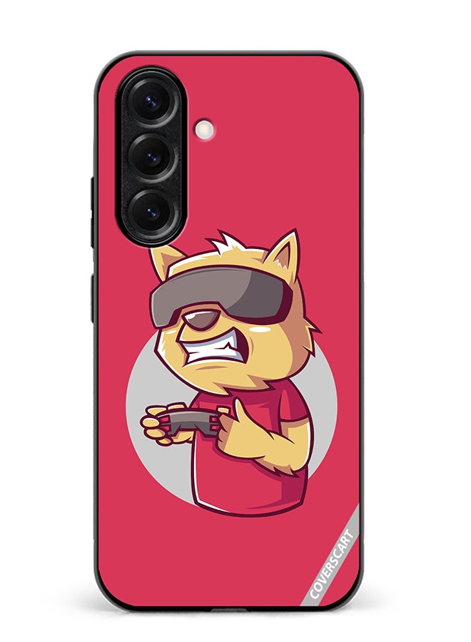 VR CREATIVE Protective Case Cover For Samsung Galaxy A56 Gamer Cat Design Multicolour