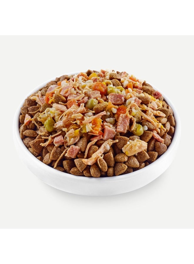 Applaws Taste Toppers in Broth Chicken with Ham & Vegetables Wet Dog Food 156g Tin - 12pcs - Image 2