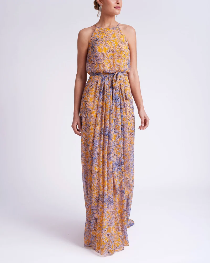 روسا كلارا 7T142 DR GEOR PRINT SUNFLOWER*