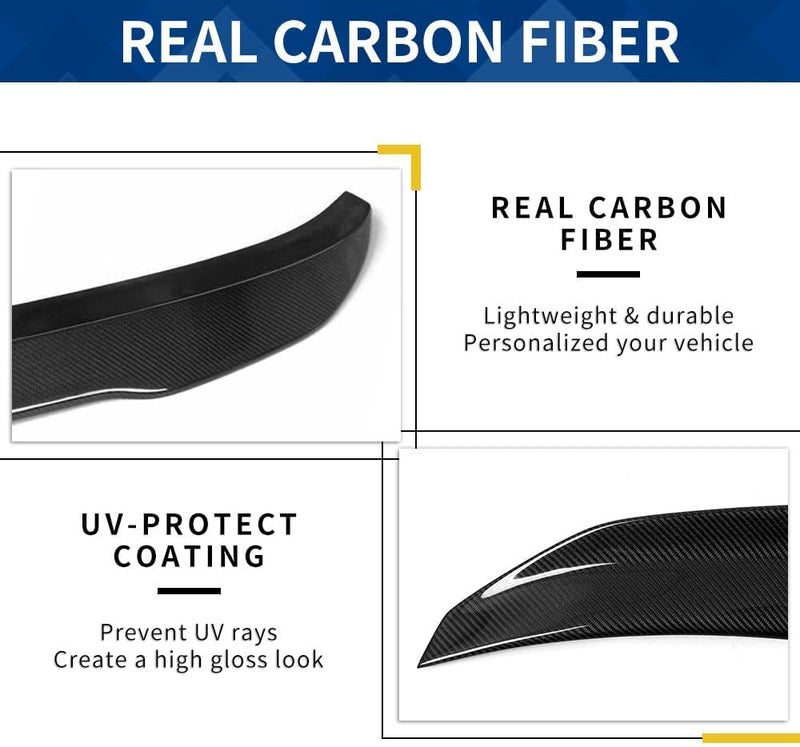 XPHAZZ Real Carbon Fiber G82 / G22 Spoiler PSM-Style for 2021-2025 4-Series G22 Coupe / M4 G82 - Image 4