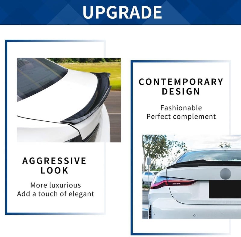 XPHAZZ Real Carbon Fiber G82 / G22 Spoiler PSM-Style for 2021-2025 4-Series G22 Coupe / M4 G82 - Image 5
