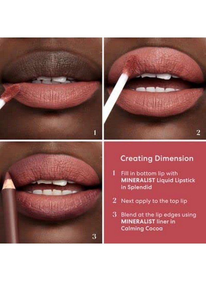 bareMinerals Mineralist Lasting Lip Liner, Creamy Pigmented Lip Pencil Liner, Natural Ingredients, All-Day Wear, Vegan - Image 2