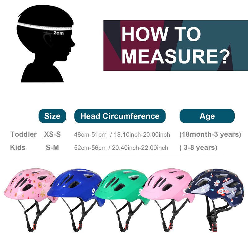 GLAF Baby Bike Helmet Toddler Helmets for 1 Year Old and up Infant Girls Boys Multi Sport Adjustable for Scooter Bicycle Kids Youth Child Skateboard Safety Cycling (XS, Astronaut) - Image 5