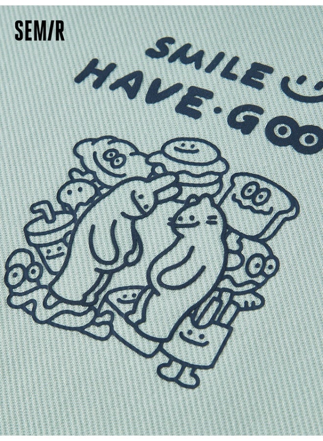 SEMIR Women's Sweatshirt With Front And Back Prints - Image 4