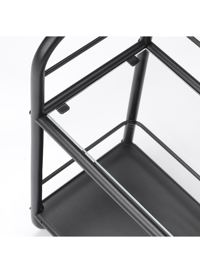 Zaboon Wall shelf, black, 40x51 cm - Image 4