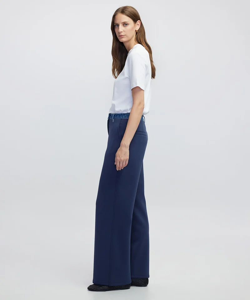 Ipekyol Denim-Trimmed Trousers