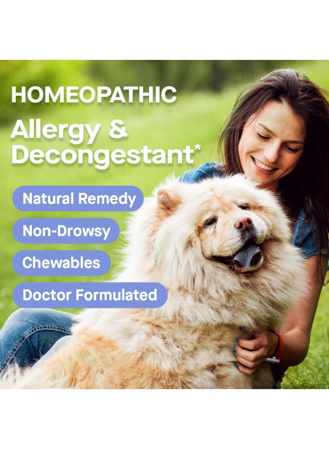 Genexa Allergy Care - 60 Tablets - Multi-Symptom Allergy Remedy - Certified Vegan, Organic, Gluten Free & Non-GMO - Homeopathic Remedies  - Image 4