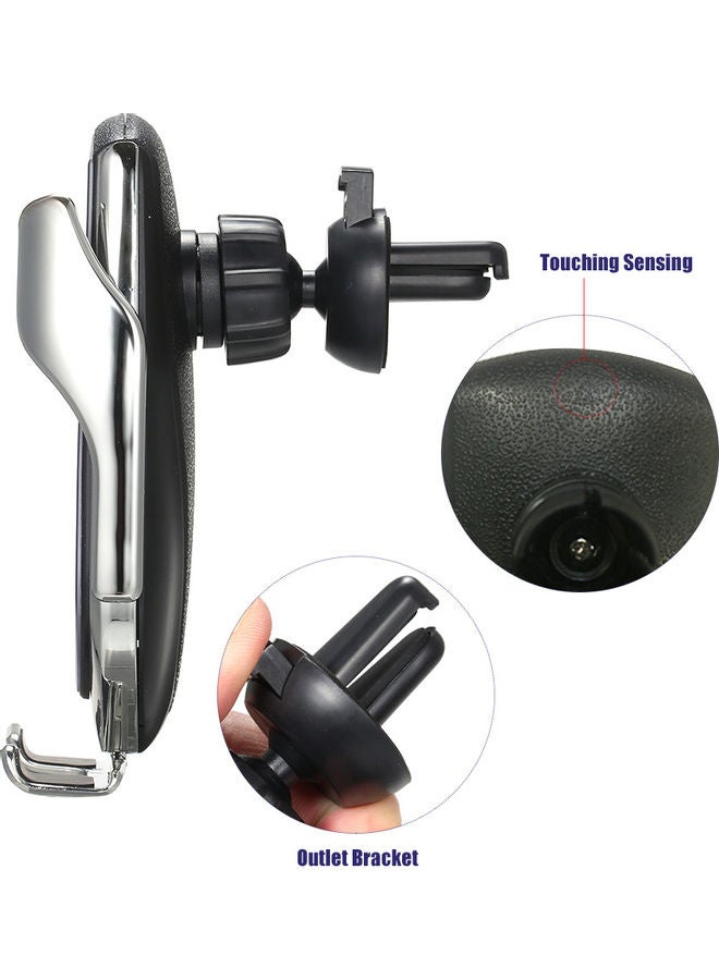 NIBEMINENT Car Charger Intelligent Auto-Sensing Clamping Fast Charging 360 Degree Rotation Black  - Image 3