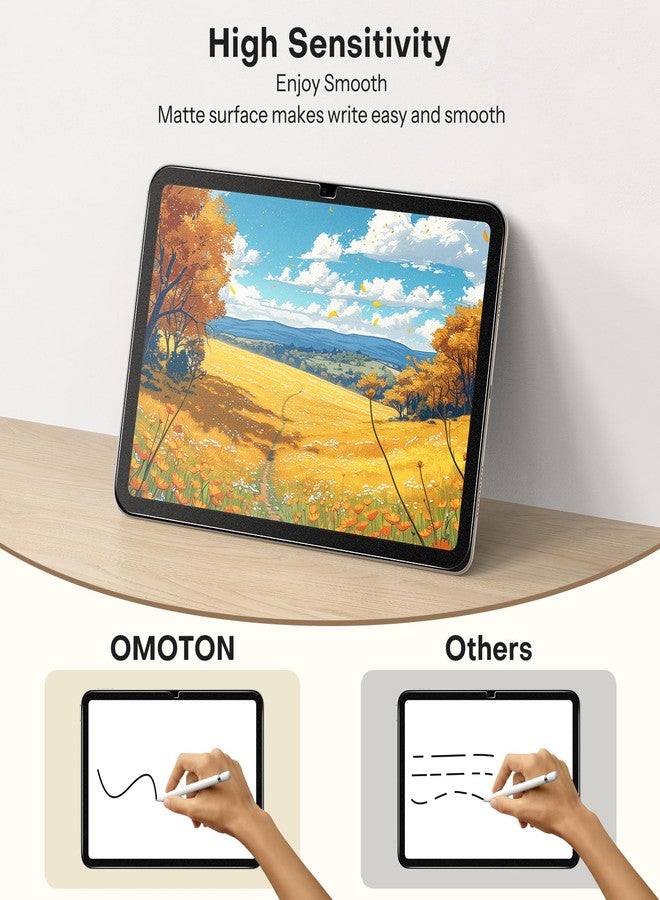 أوموتون واقي شاشة OMOTON عبوة من قطعتين متوافق مع iPad الجيل العاشر 10.9 بوصة (موديلات 2022) - Image 3