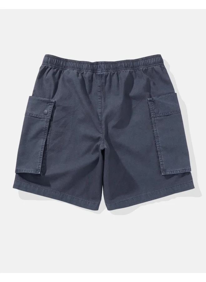 امريكان ايجل Linen Blend Cargo Shorts