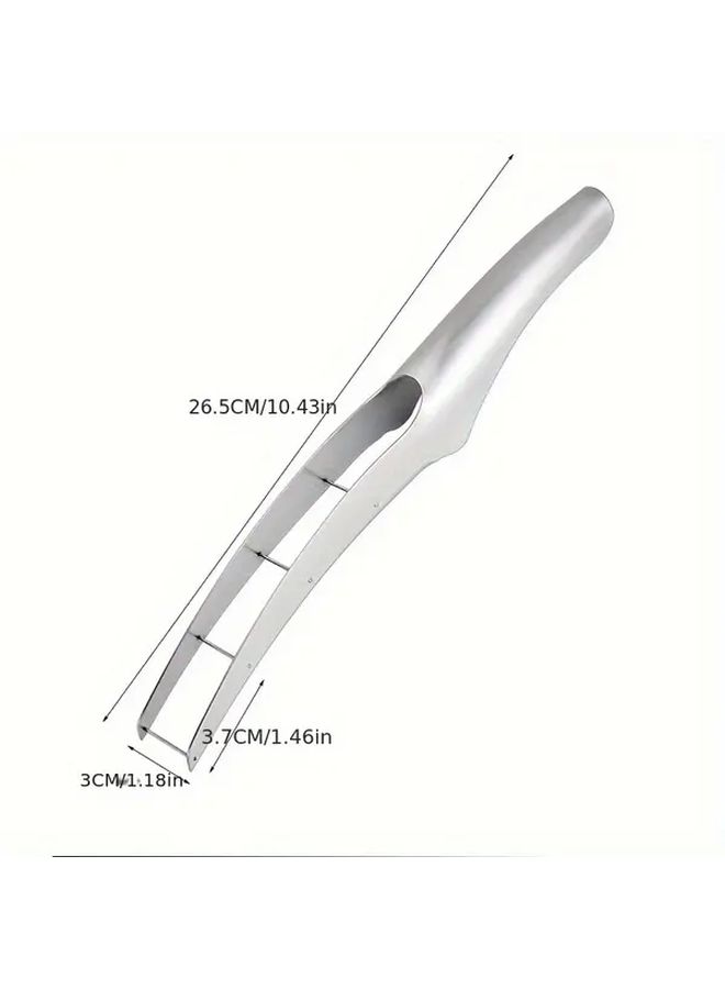 Melon Cutter Stainless Steel Watermelon Slicer Tool For Quick Easy Uniform Cubes Manual Operation Durable Kitchen Gadget - Image 3