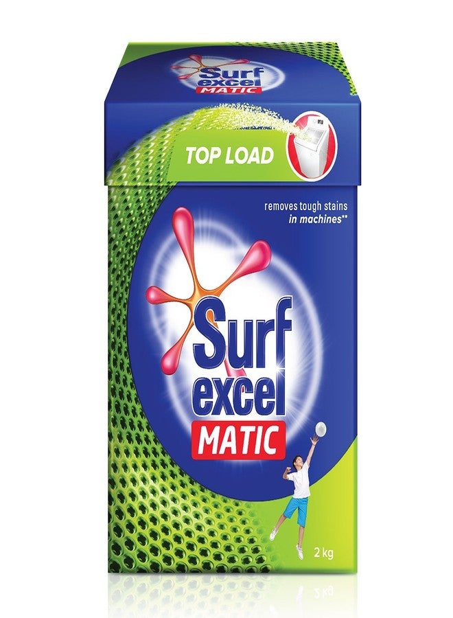 سيرف إيكسل مسحوق غسيل Surf Excel Matic للغسالات ذات التحميل العلوي، 2 كجم، ومسحوق غسيل Surf Excel Matic للغسالات ذات التحميل الأمامي، 2 كجم - Image 3