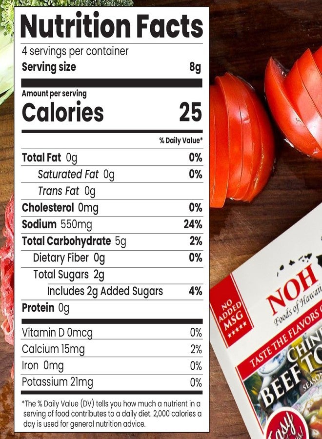 NOH Chinese Beef Tomato Seasoning Mix, 1.25 oz Packet (Pack of 12) - Authentic Chinese-Hawaiian Stew Seasoning for Easy and Delicious Classic Island-Style Beef Tomato - No Added MSG - Made in USA - Image 2