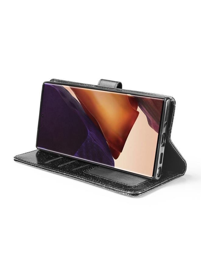 S-TOP Case For Samsung Galaxy Note20 Ultra Glitter Powder Love Leather Phone Case - Image 4