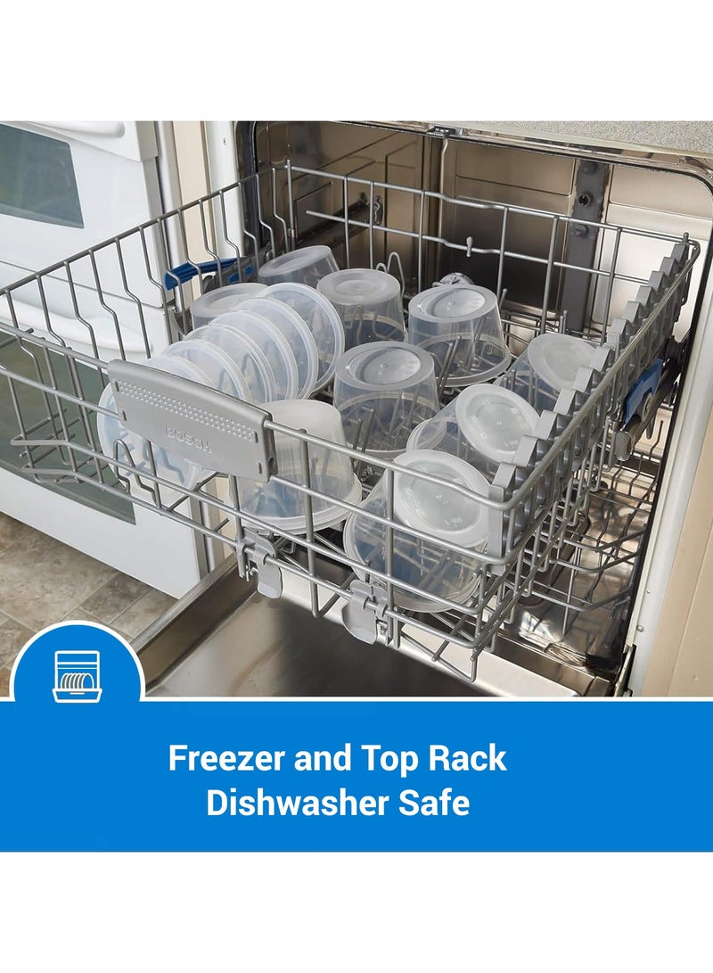 NAKODA Microwave Safe Kitchen Queen Food Container Storage Set Small- 5 Pieces - Image 4