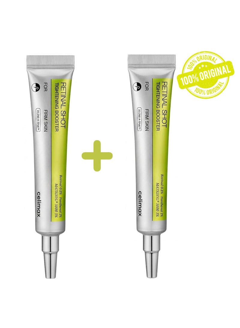 celimax The Vita A Retinal Shot Tightening Booster | with Liposomized Retinal, Matryxyl, Pore Minimizer, Wrinkles & Fine Lines, Firmer Skin, 30 ml (pack of 2) - Image 1