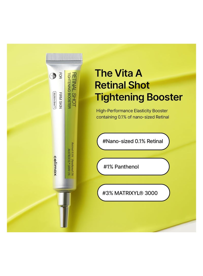 celimax The Vita A Retinal Shot Tightening Booster | with Liposomized Retinal, Matryxyl, Pore Minimizer, Wrinkles & Fine Lines, Firmer Skin, 30 ml (pack of 2) - Image 2