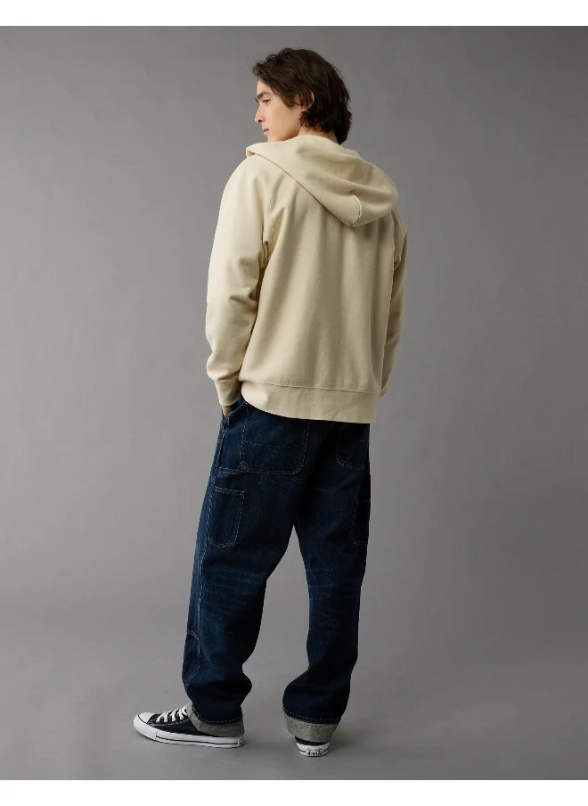 American Eagle AE Heavyweight Fleece Button-Up Hoodie