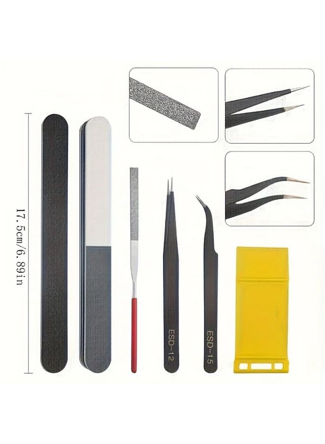 9pcs Modeler Basic Tools Kit For Car Model Building Repairing And Fixing - Image 3