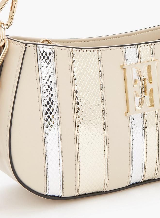 ايل حقيبة كتف بطبعة حيوانات مع حزام سلسلة قابل للفصل - Image 4