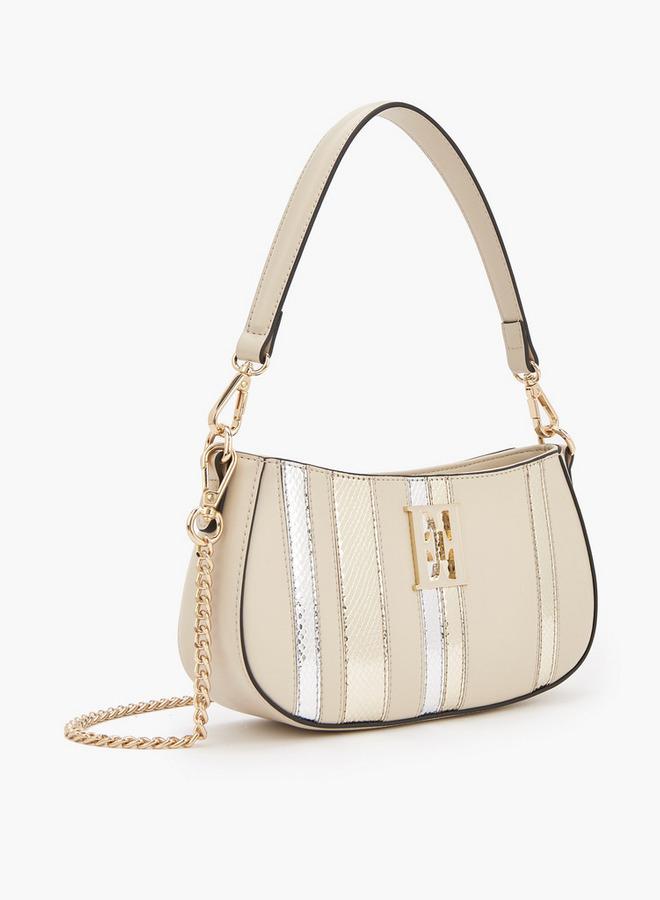 ايل حقيبة كتف بطبعة حيوانات مع حزام سلسلة قابل للفصل - Image 3