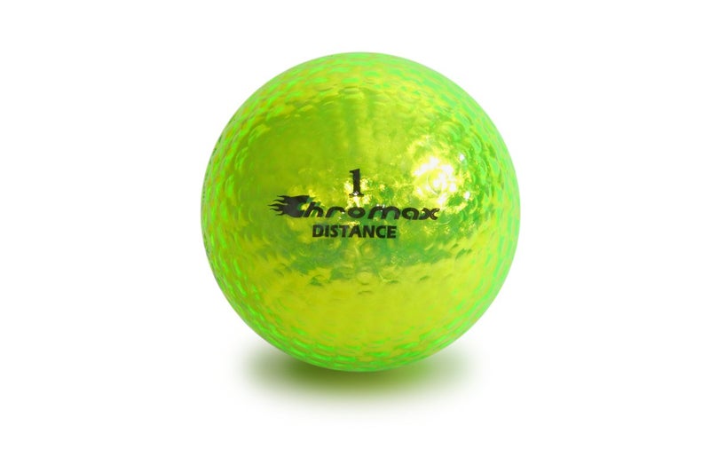 Chromax High Visibility Distance Golf Balls 6-Pack - Green - Image 5