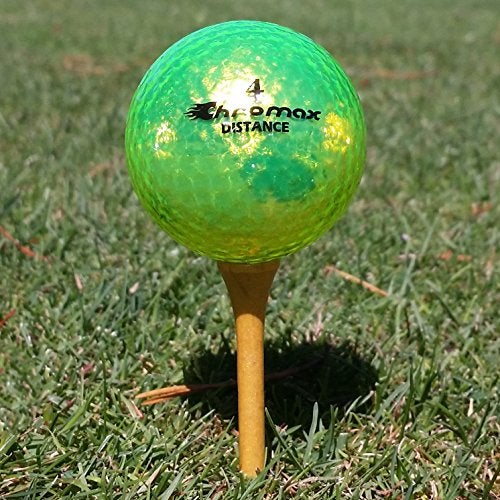 Chromax High Visibility Distance Golf Balls 6-Pack - Green - Image 3