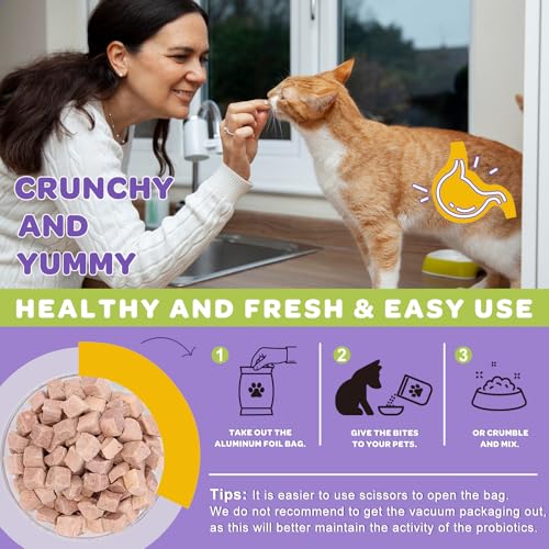 NATURE TARGET Probiotics for Dogs, Duck Flavored Dog Probiotics with Prebiotics and Digestive Enzymes for Dog Gut Health, Vitamins and Omega 3 for Skin & Coat & Immune Health - 120 Treats - Image 5